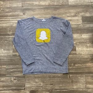 snapchat crewneck